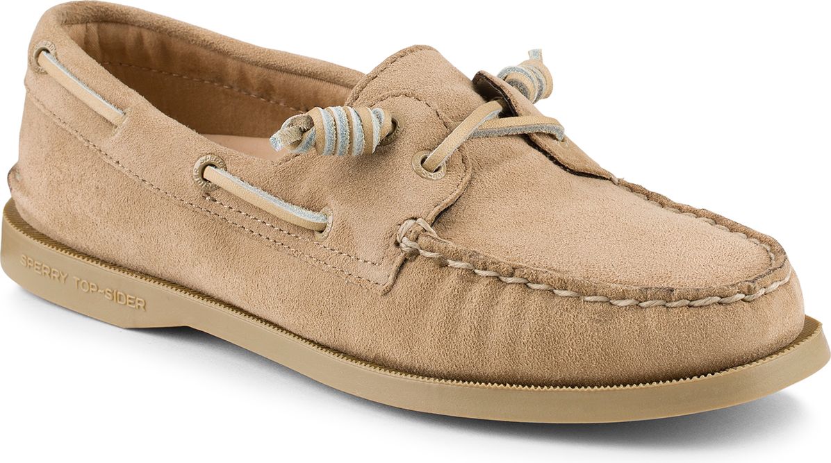 sperry suede slip on