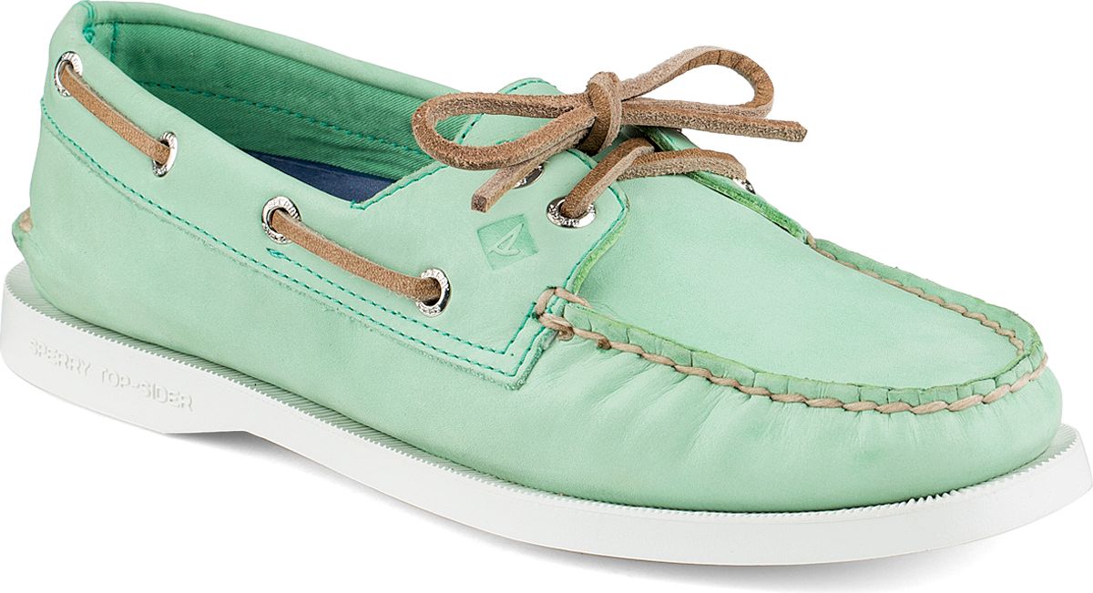 sperry leather boat shoes womens