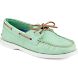 Authentic Original Waxed Leather Boat Shoe, Mint, dynamic 1
