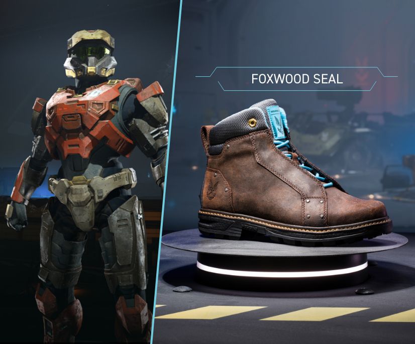 Halo Spartan Boot, Foxwood Seal, dynamic 2