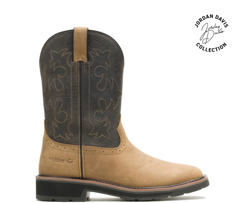 Wolverine x Jordan Davis Rancher Fleur-De-Lis Soft-Toe Waterproof Wellington, Bungee Cord, dynamic 1