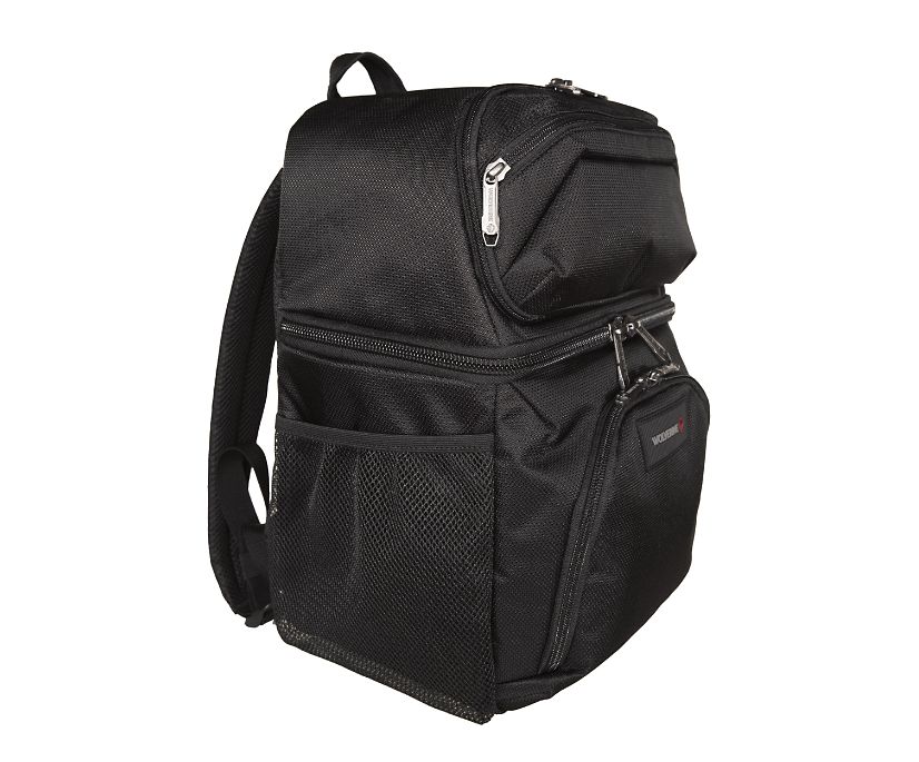 18 Can Cooler Backpack, Black, dynamic 1