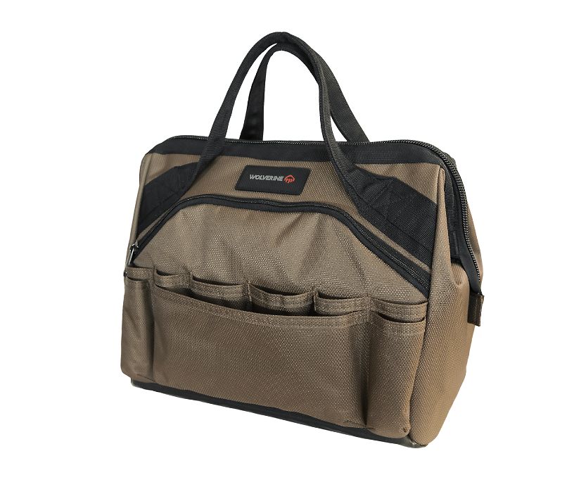 15" 29 Pocket Tool Bag, Brown, dynamic 1