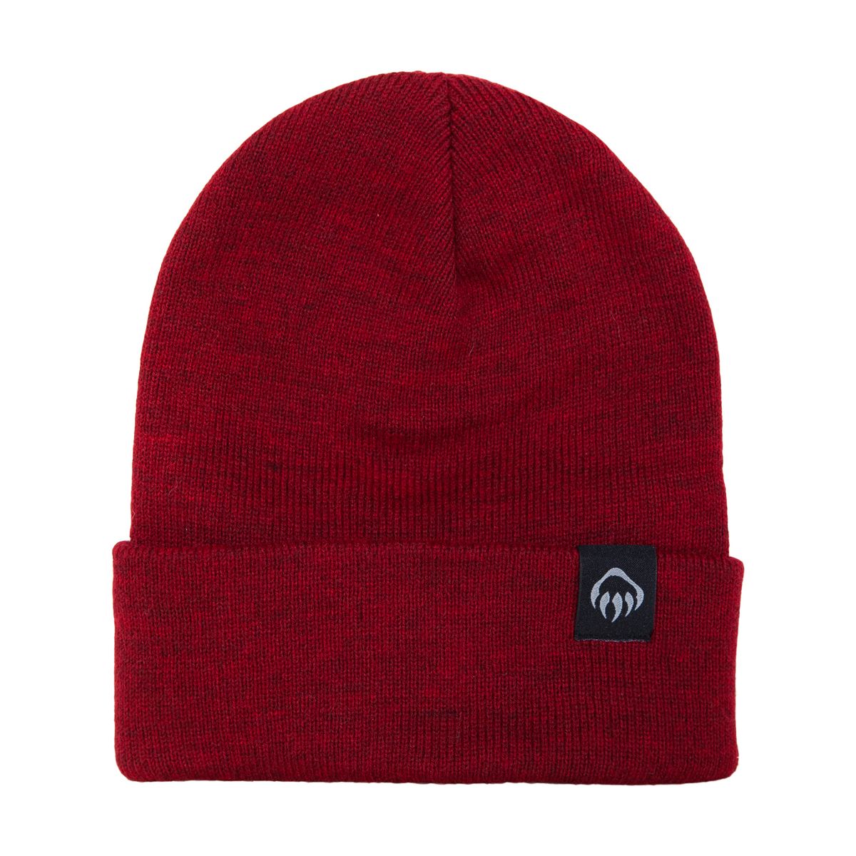 Knit Watch Cap, Dark Red, dynamic 1