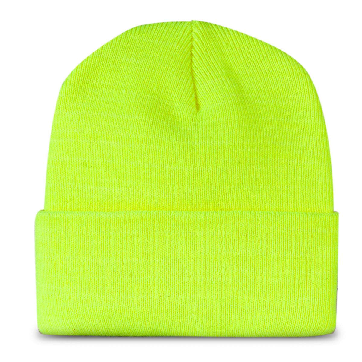 Knit Watch Cap, Safety Yellow, dynamic 2