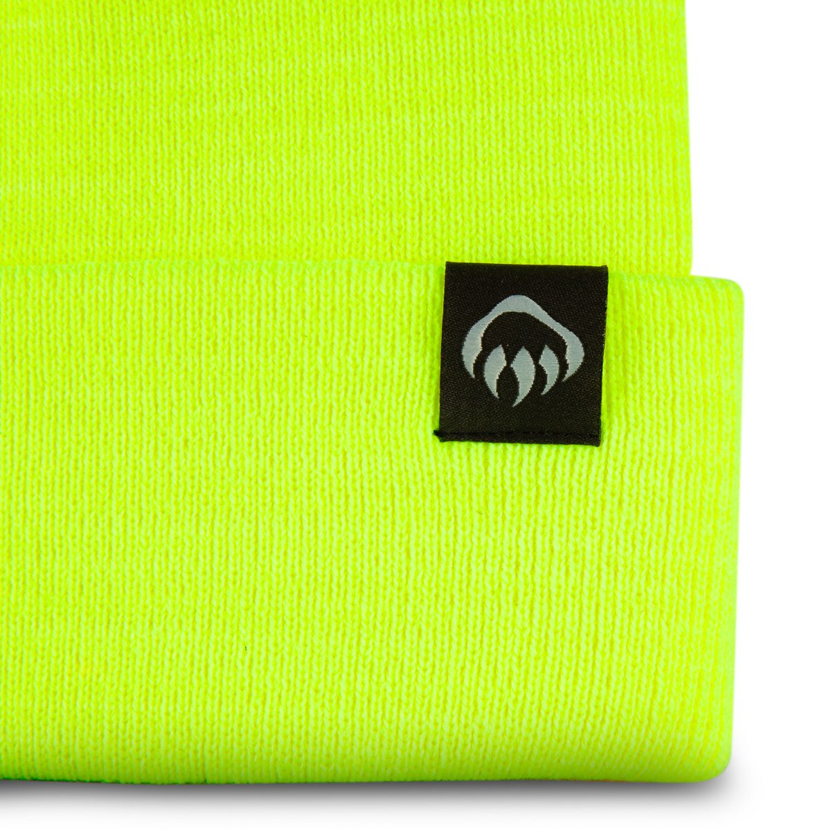 Knit Watch Cap, Safety Yellow, dynamic 3