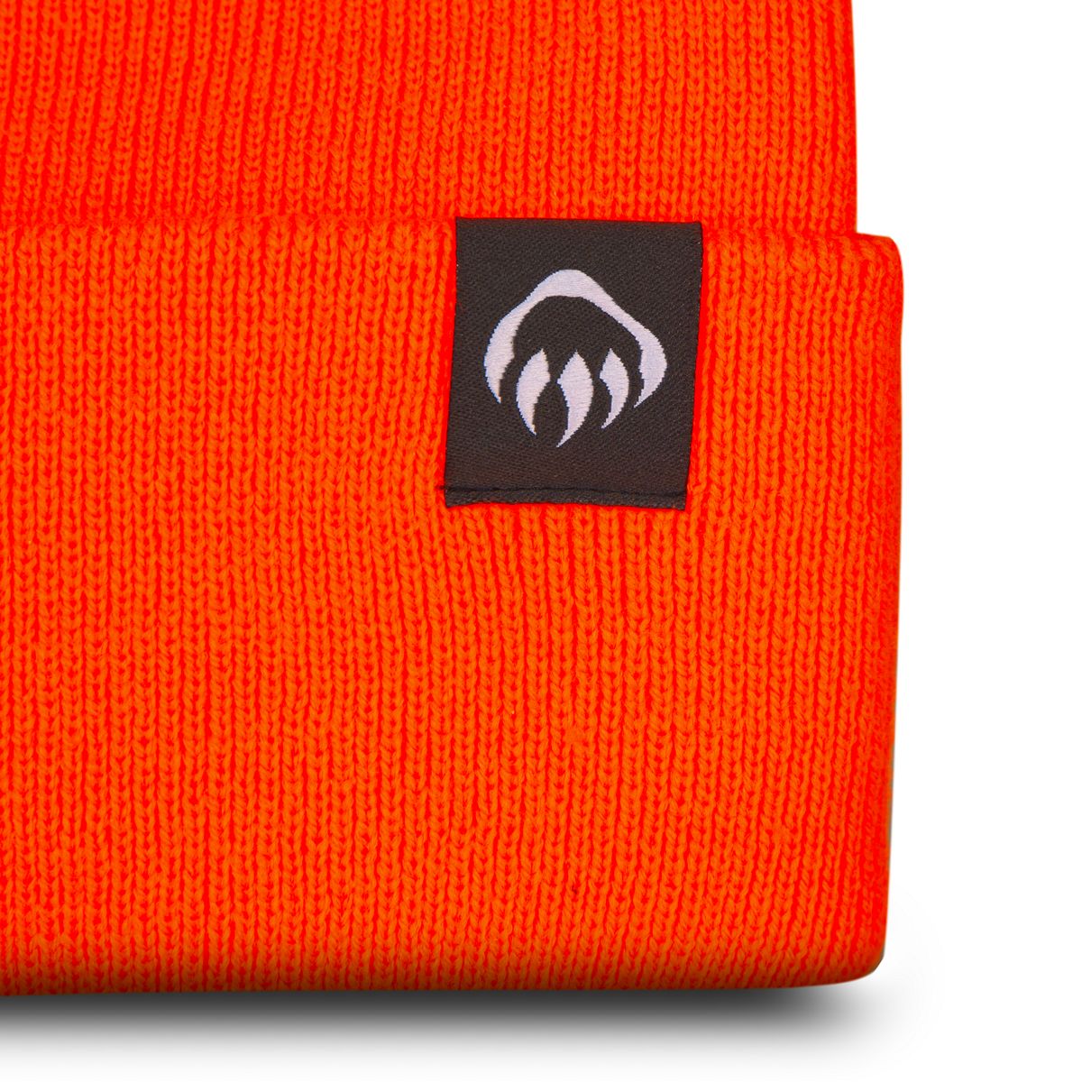 Knit Watch Cap, Safety Orange, dynamic 3