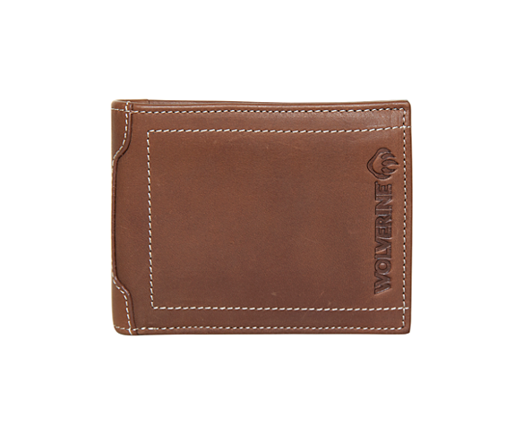 Raider Bifold Wallet With Wing, Brown, dynamic