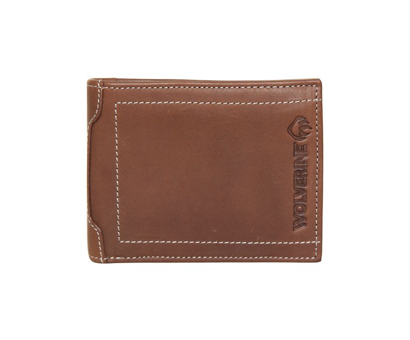 Raider Bifold Wallet With Wing, Brown, dynamic 1