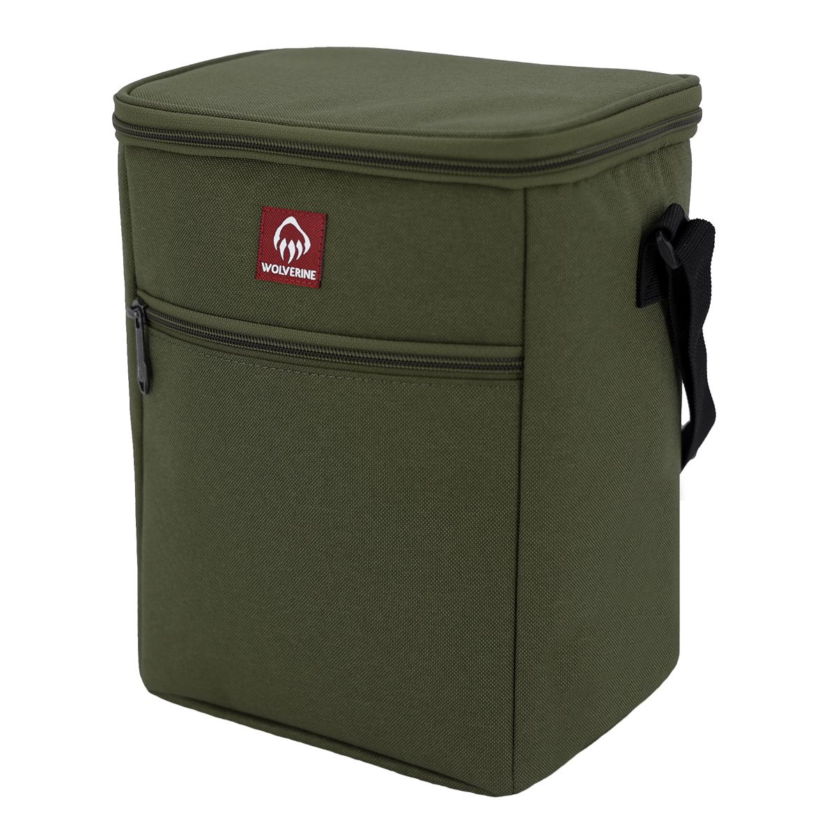Vertical 12-Can Cooler, Olive, dynamic 7
