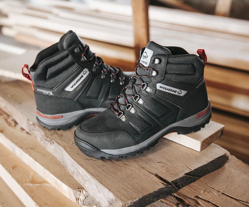 Chisel 6" Steel-Toe Work Boot, Black, dynamic 3