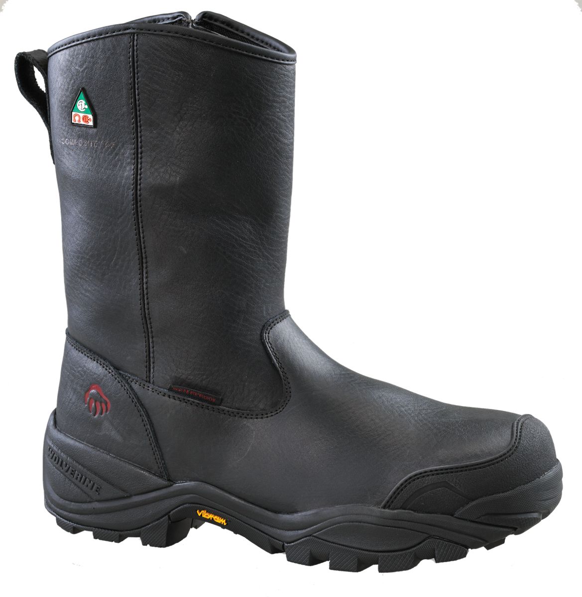 insulated composite toe pull on boots