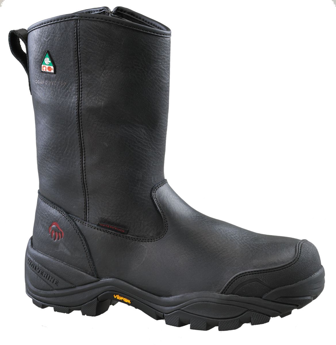 insulated waterproof pull on work boots