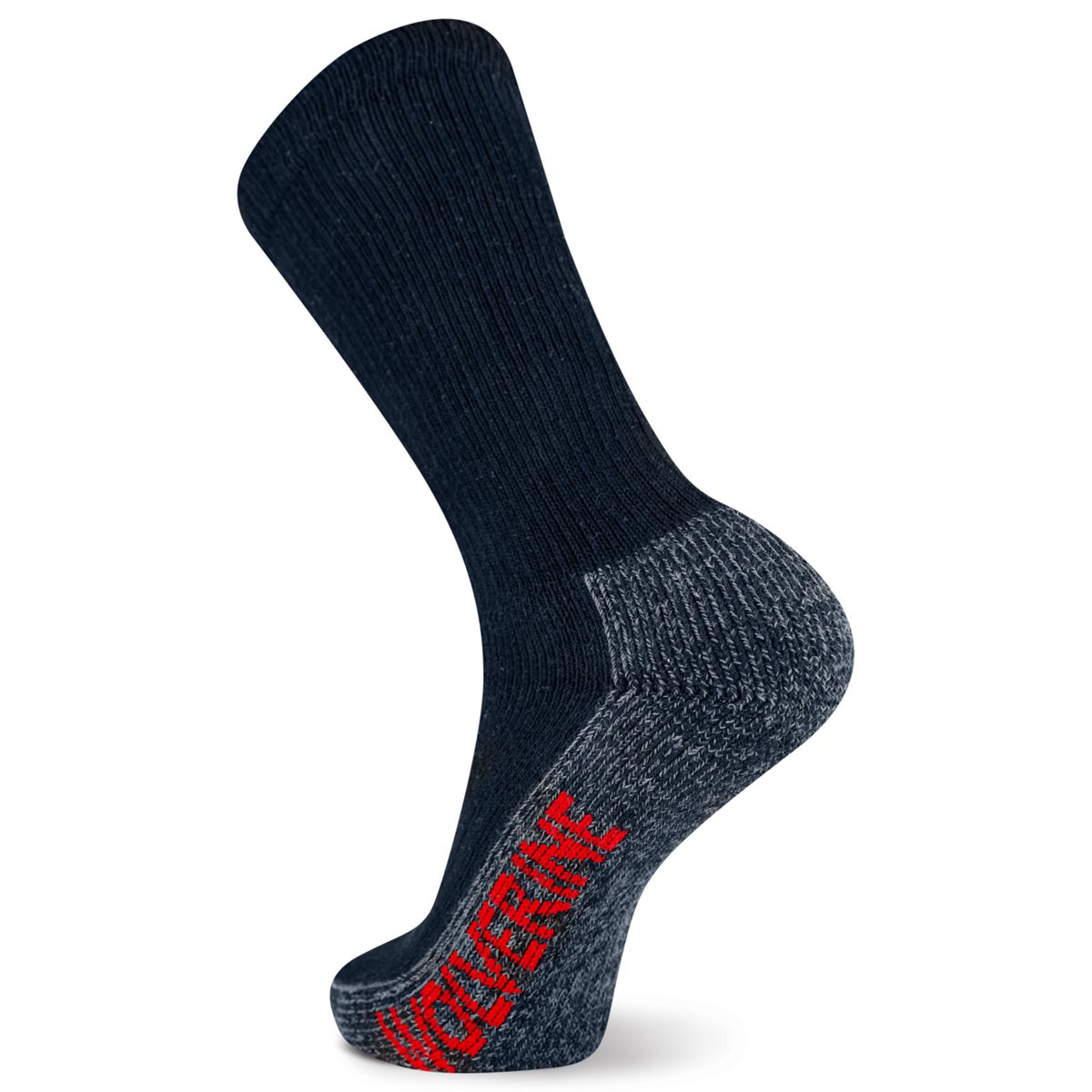 2-PK Steel-Toe Cotton Crew Sock, Navy, dynamic 2