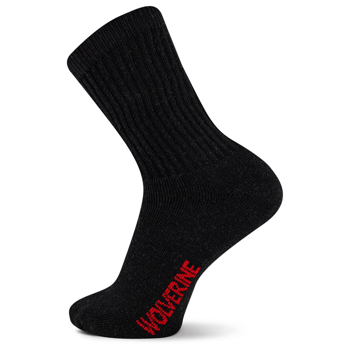 4-PK Cotton Crew Sock, Black, dynamic 1