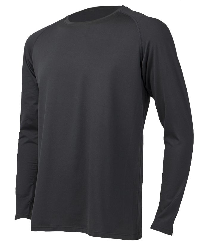 Raglan Baselayer Top, Black, dynamic 2