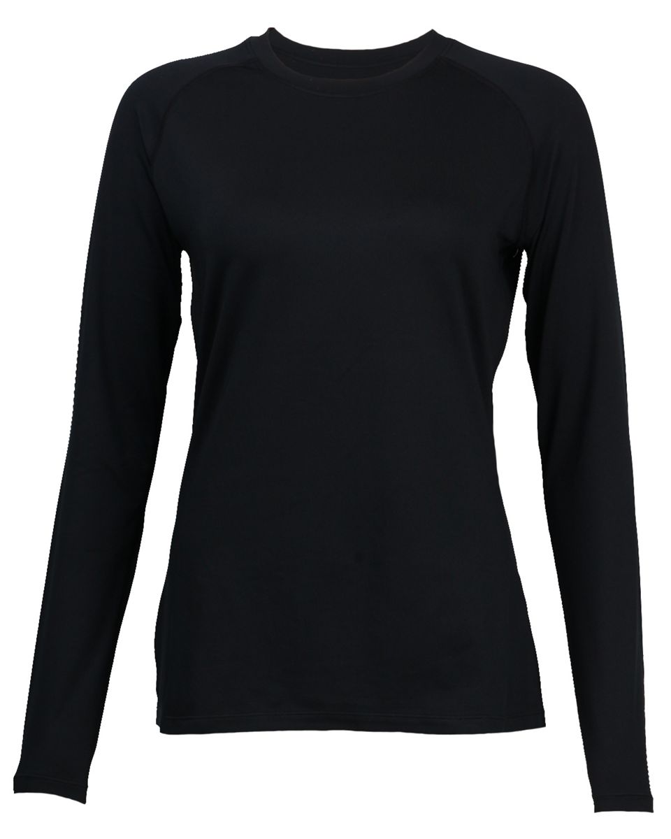 Raglan Baselayer Top, Black, dynamic
