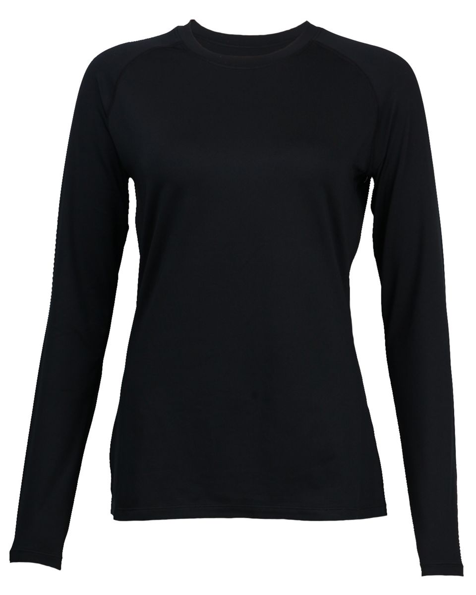 Raglan Baselayer Top, Black, dynamic 1