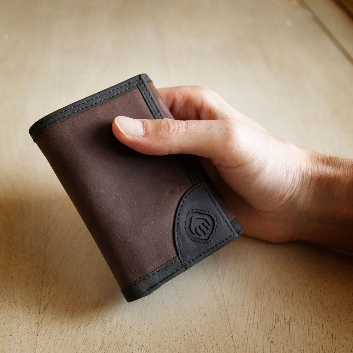 I-90 DuraShocks® Trifold Wallet, Black/Brown, dynamic 5