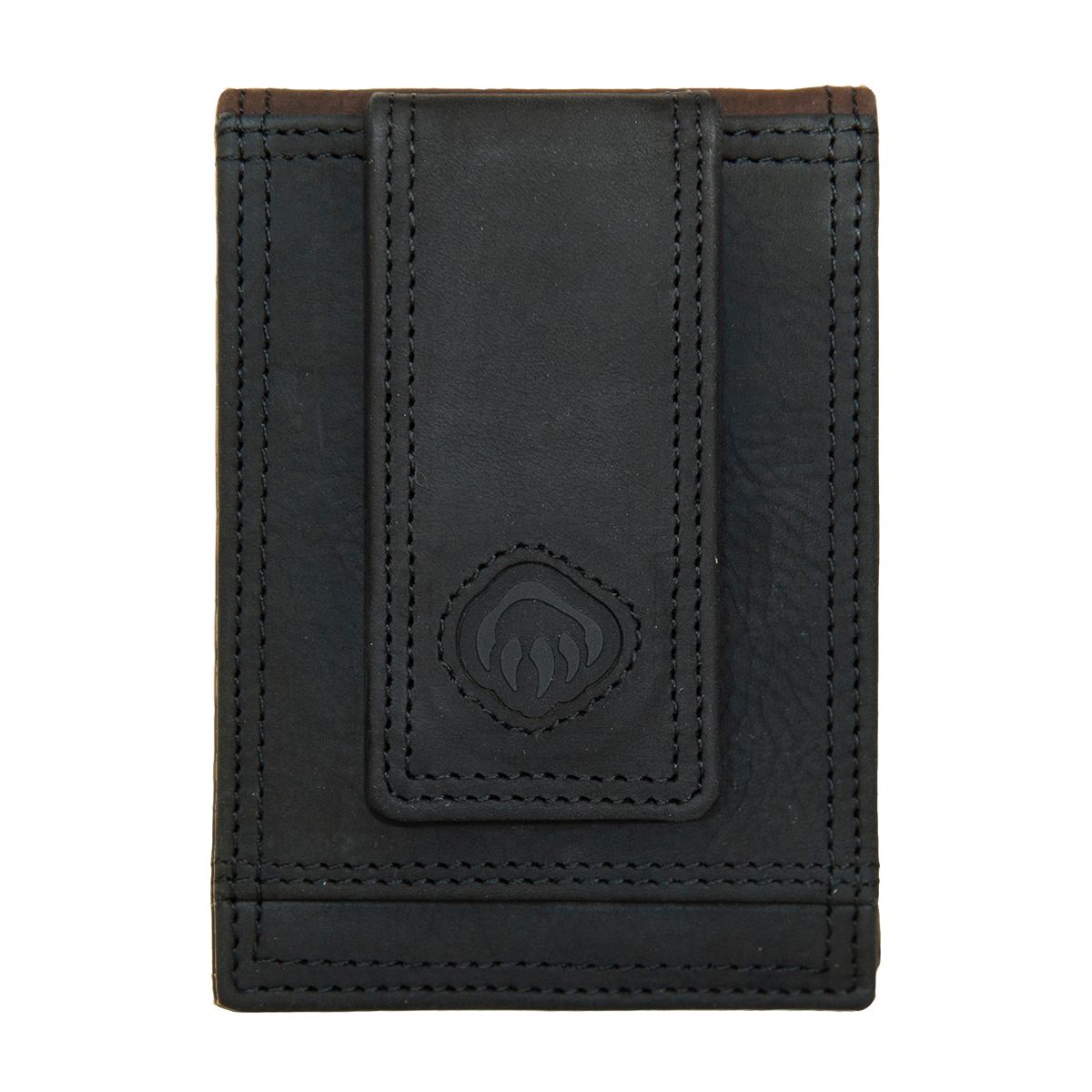 I-90 DuraShocks® Front Pocket Wallet, Black/Brown, dynamic 1