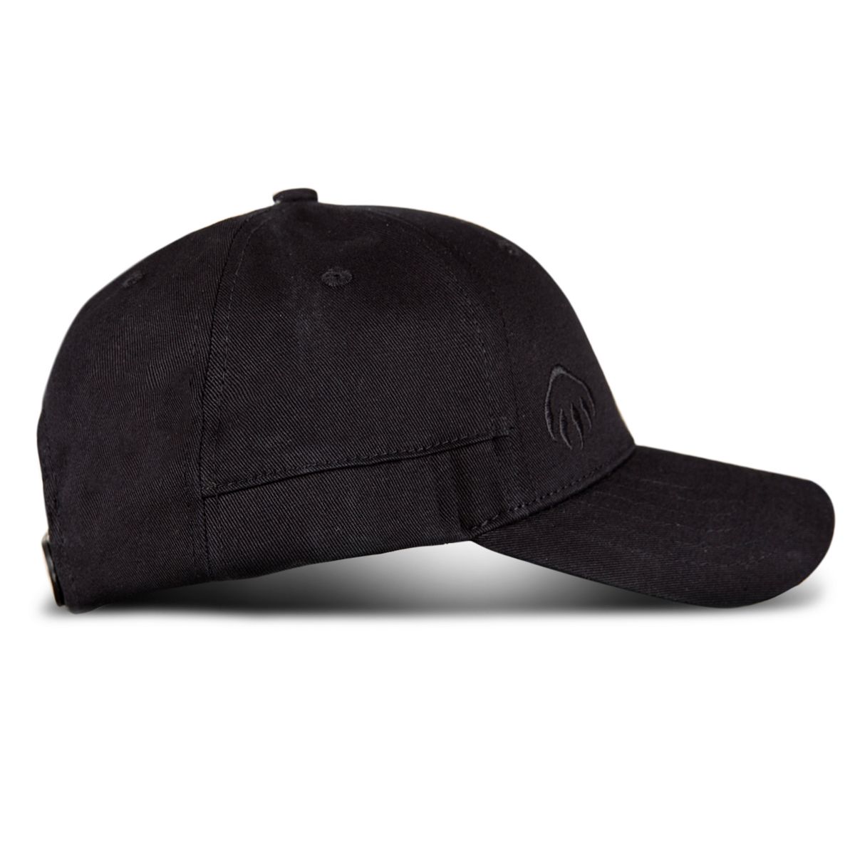 Pencil Sleeve 6 Panel Cap, True Black, dynamic 2