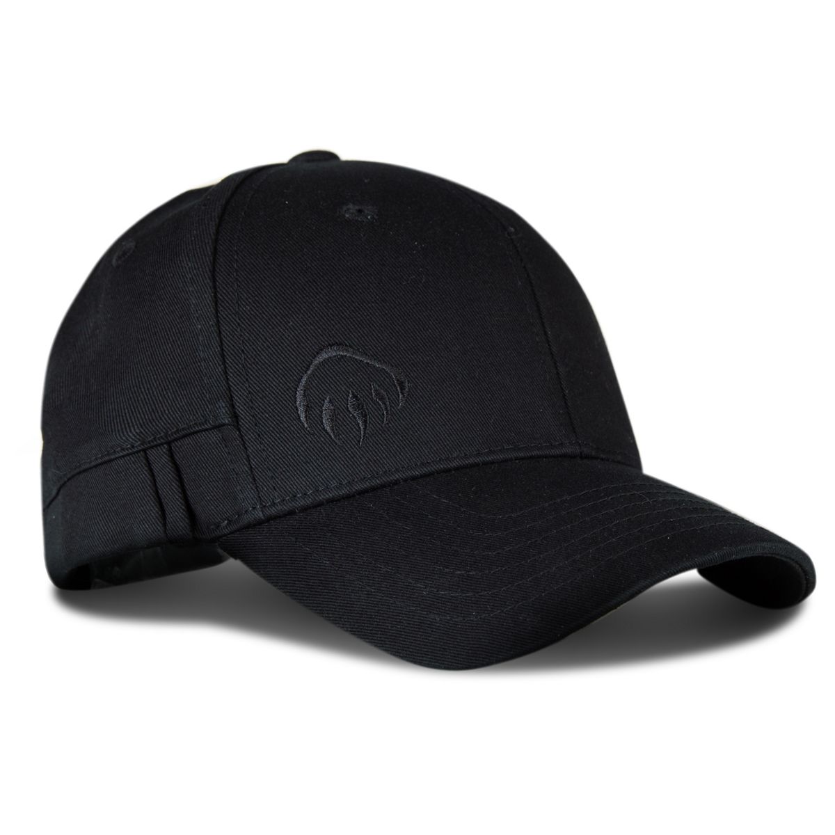 Pencil Sleeve 6 Panel Cap, True Black, dynamic 3