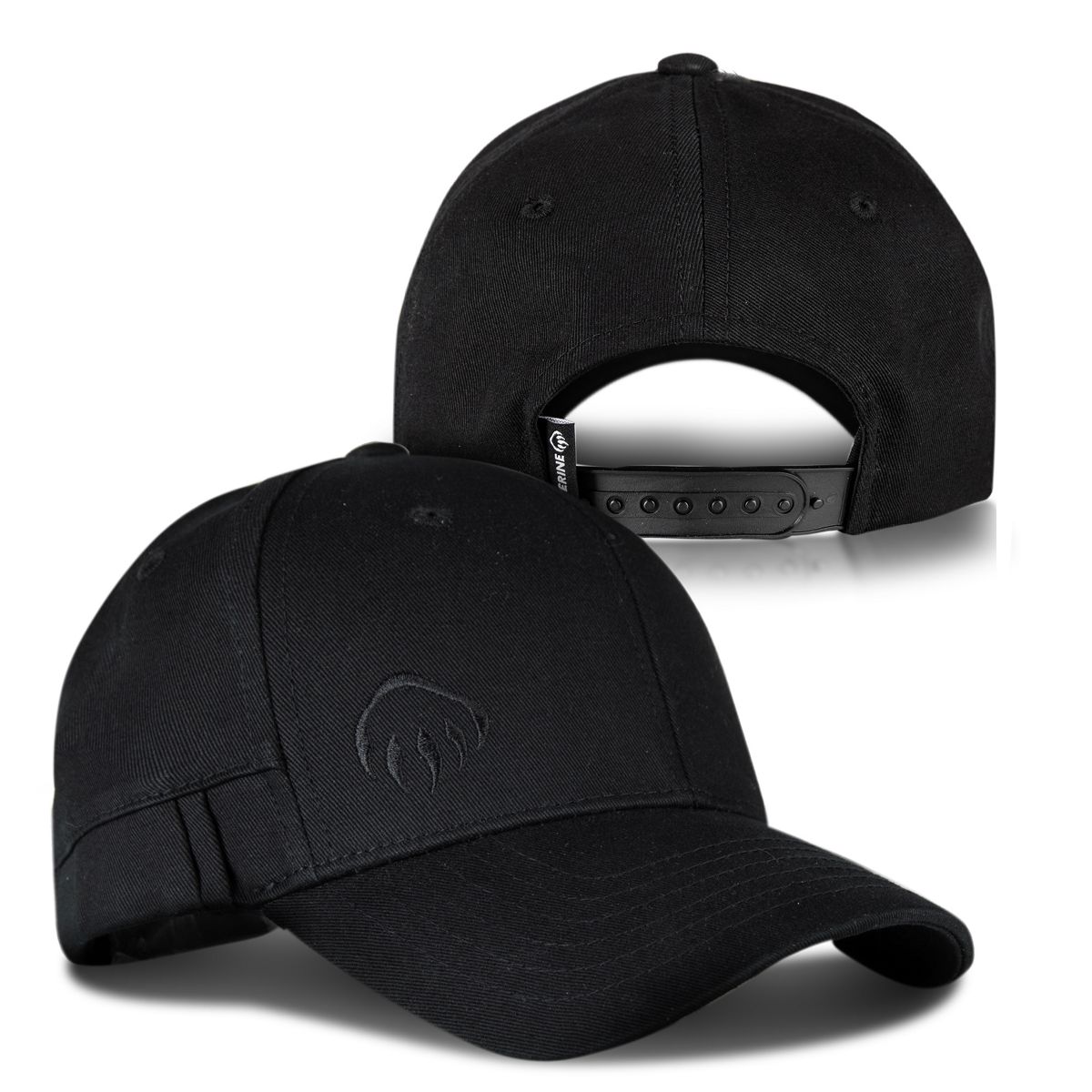 Pencil Sleeve 6 Panel Cap, True Black, dynamic 4