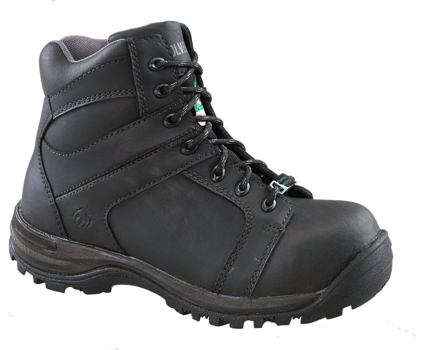 View Side Zip CSA CarbonMax Work Boot, Black, dynamic