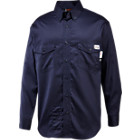 FireZerO Twill Long Sleeve Shirt - 3X, Navy, dynamic 1