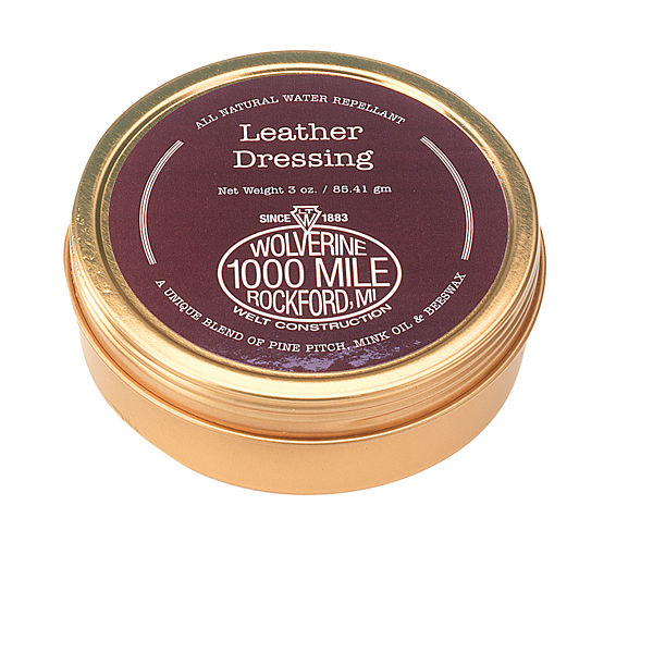 1000 Mile Leather Dressing Shoe Care, Brown, dynamic