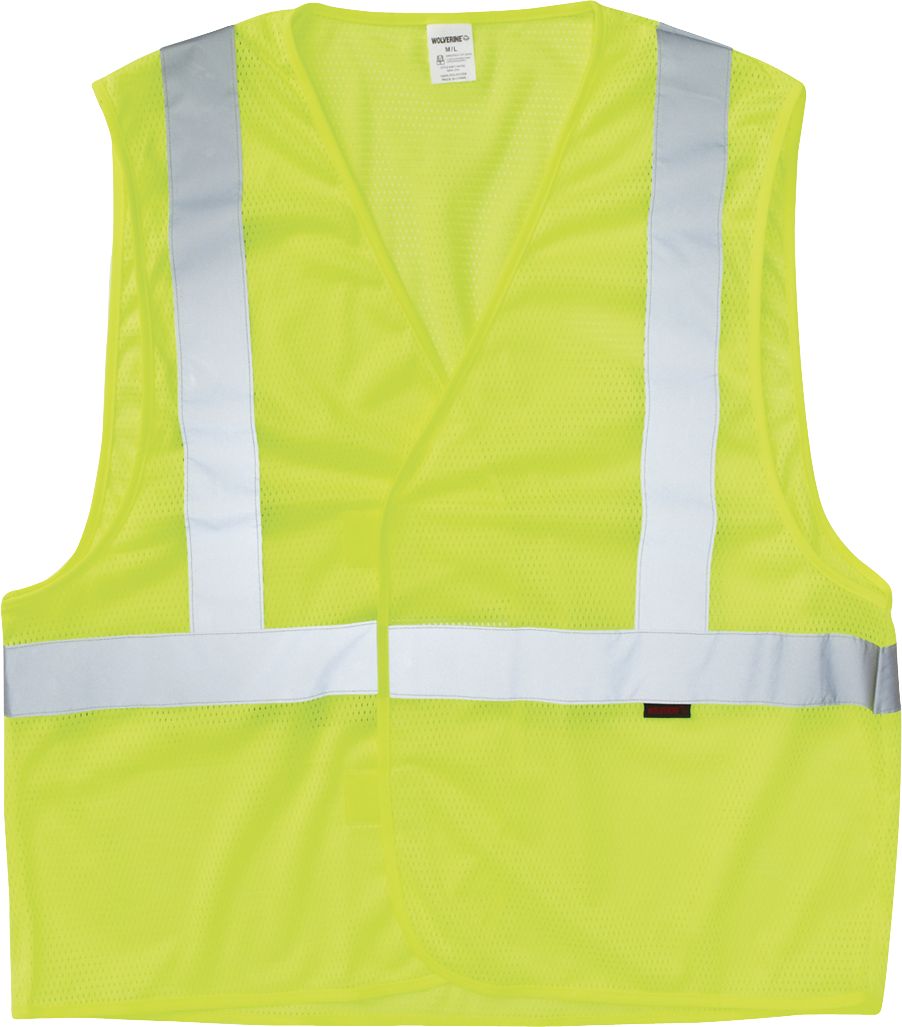 Packable Vest, Hi Vis Green, dynamic