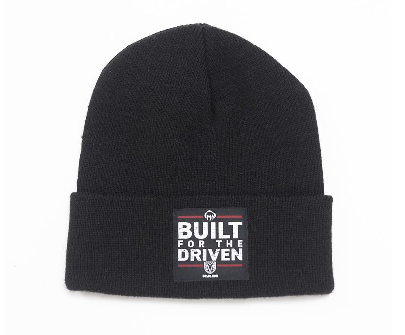 Ram Trucks Collection - Built for the Driven Beanie, Black, dynamic 1
