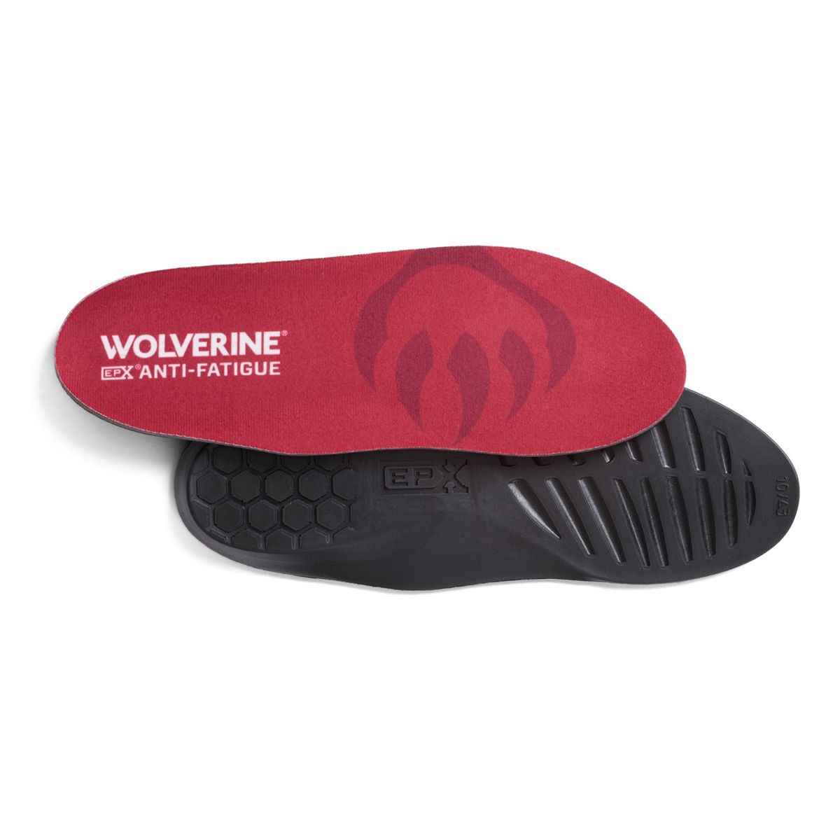 Anti fatigue outlet footbed