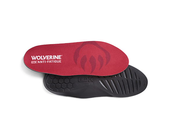 EPX® Anti-Fatigue 9mm Insoles, Red, dynamic