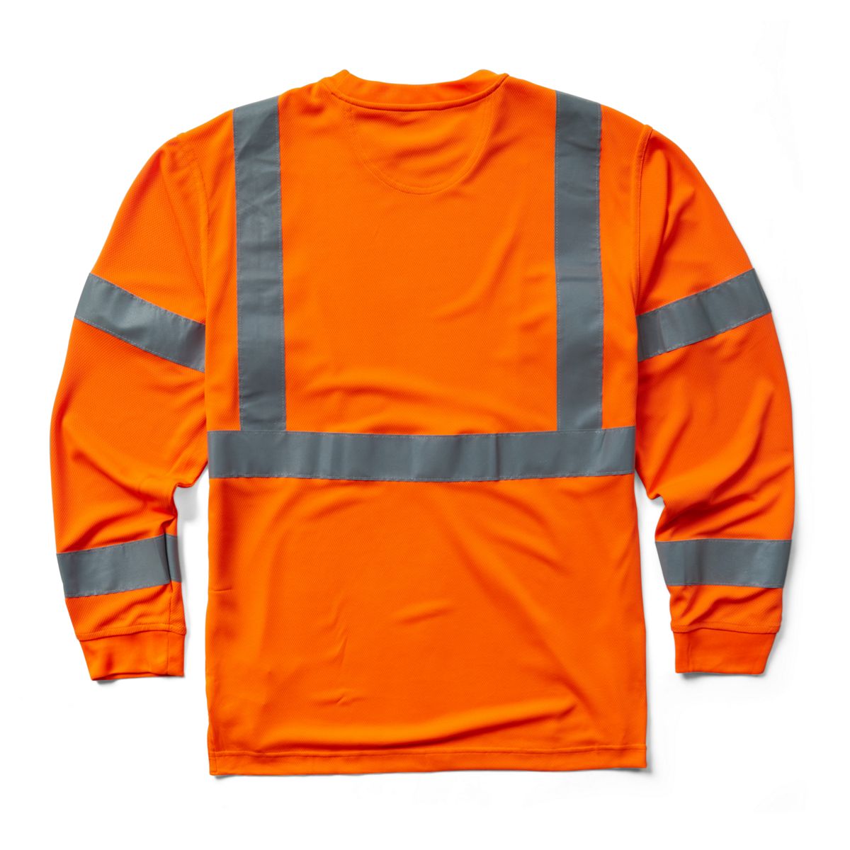 Caution Long Sleeve Tee - Packaged, Hi Vis Orange, dynamic 2