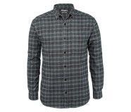 Hammond Long Sleeve Flannel Shirt, Gunmetal Plaid, dynamic