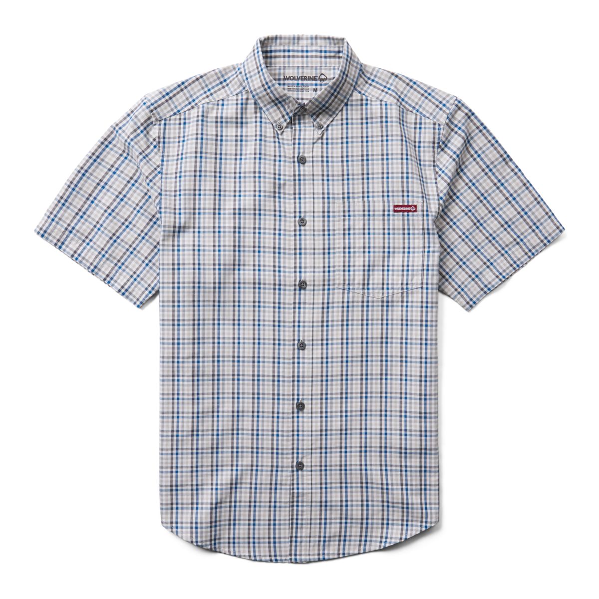 Mortar Short Sleeve Shirt (Big & Tall), Lake Blue, dynamic 1