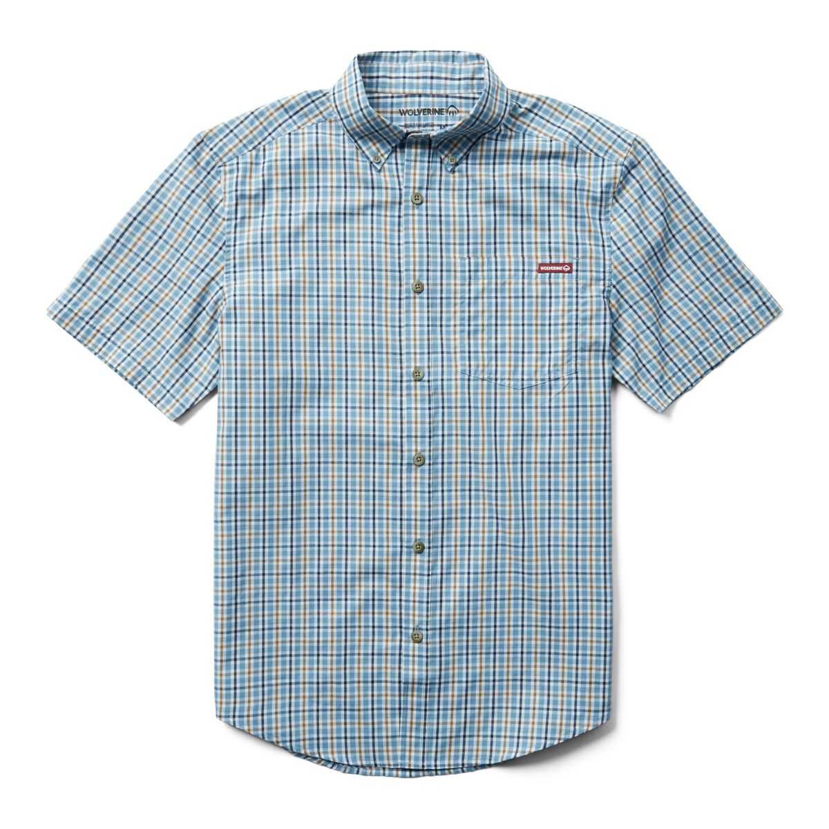 Mortar Short Sleeve Shirt (Big & Tall), Blue Shadow, dynamic 1