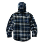 Bucksaw Hooded Flannel Shirt-Jac Big & Tall, New Navy Plaid, dynamic 3