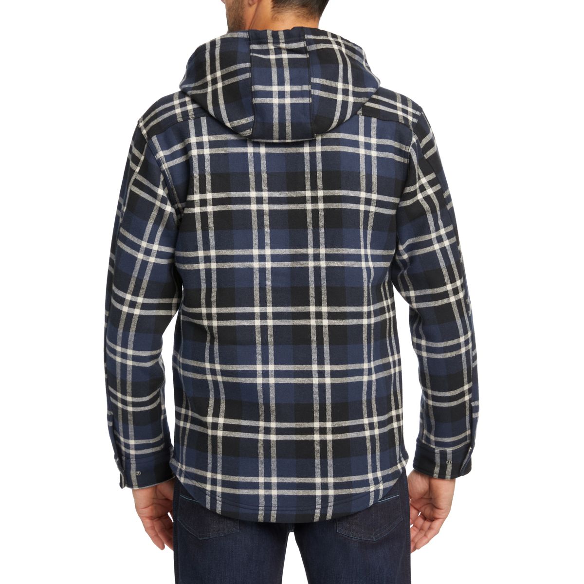 Bucksaw Bonded Shirt Jac, New Navy Plaid, dynamic 4