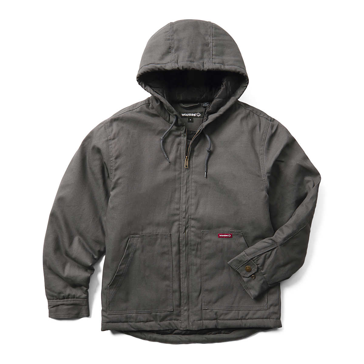 Grayson Insulated Canvas Jacket, Granite, dynamic 1