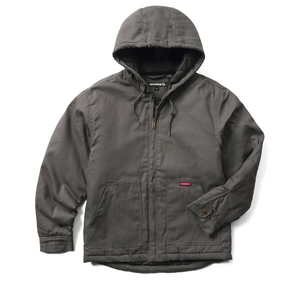 Grayson Insulated Canvas Jacket, Granite, dynamic
