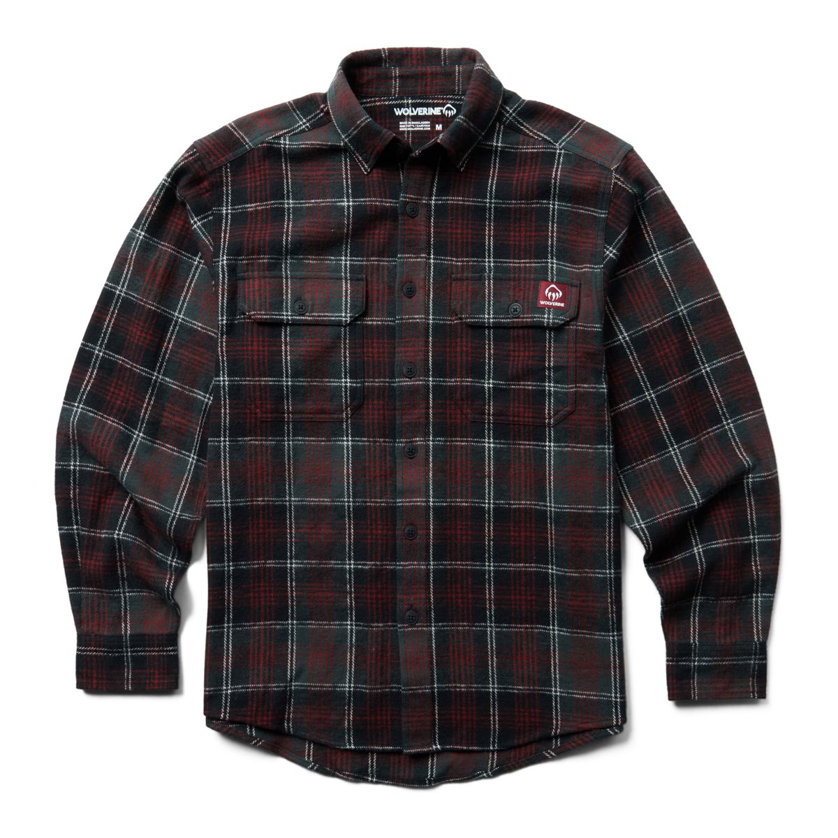 JOBMAN Quilt-lined Flannel Shirt