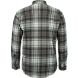 Glacier Heavyweight Long Sleeve Flannel Shirt, Onyx Plaid, dynamic
