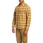 Glacier Heavyweight Long Sleeve Flannel Shirt (Big & Tall), Coyote Plaid, dynamic 2