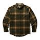 Glacier Heavyweight Long Sleeve Flannel Shirt, Khaki Plaid, dynamic 1