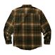 Glacier Heavyweight Long Sleeve Flannel Shirt, Khaki Plaid, dynamic 3