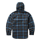 Bucksaw Hooded Flannel Shirt-Jac, Dark Navy, dynamic 2