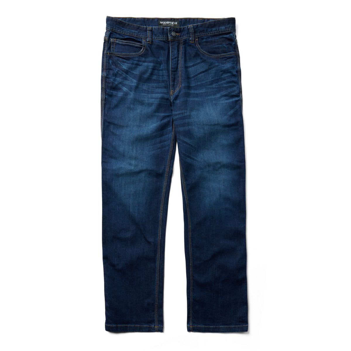 FR Stretch Denim, Dark Denim, dynamic 1