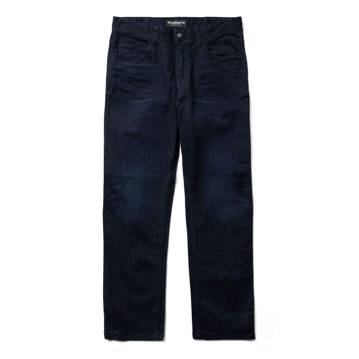 FR Stretch Denim, Rinse Wash, dynamic 1